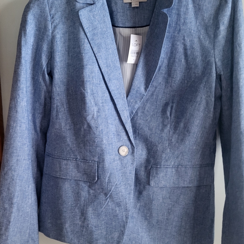 LOFT Chambray Blue Women's Blazer